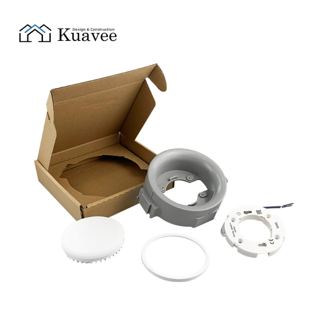 Commercial Easy Install Gx53 Pvc Ceiling Lamp Housing