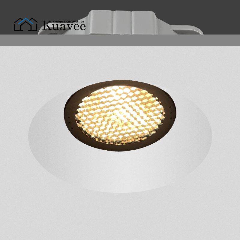 Curved Surface Gu10 Stretch Ceiling Lighting Housing