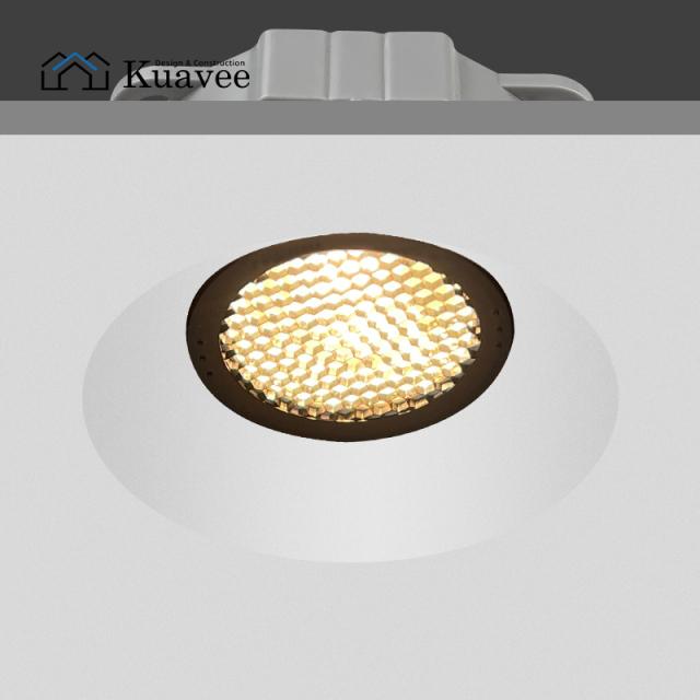 Curved Surface Gu10 Stretch Ceiling Lighting Housing