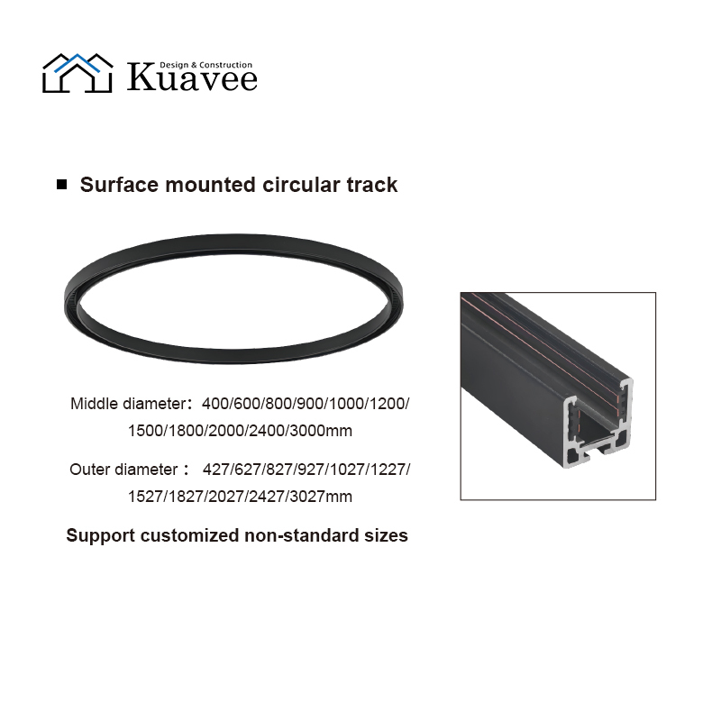 OEM  ODM 48V 16MM Commercial Embedded Magnetic Track Light