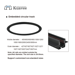OEM  ODM 48V 16MM Commercial Embedded Magnetic Track Light
