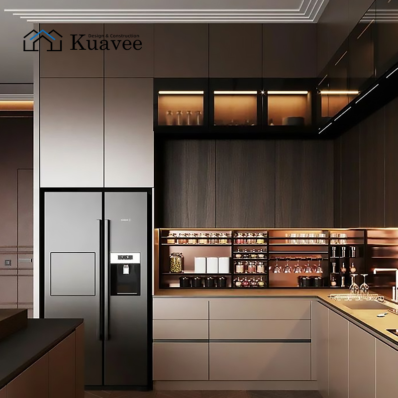 Handle-free Kitchen Cabinets