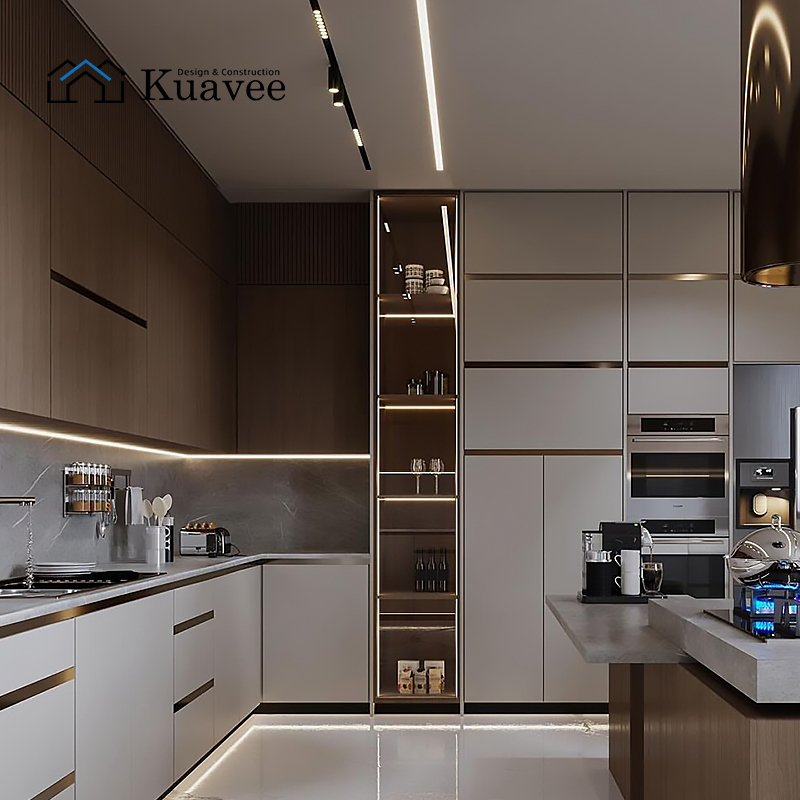 Apartment Exquisite Modular Design Kitchen Cupboards