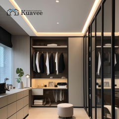 Commercial Space Freestanding Sliding Door Wardrobe
