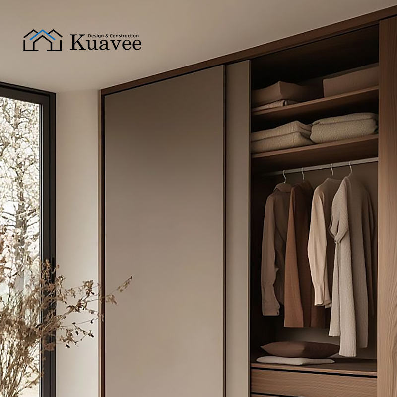 2 Door Easy Install  Corne Wardrobe With Drawers