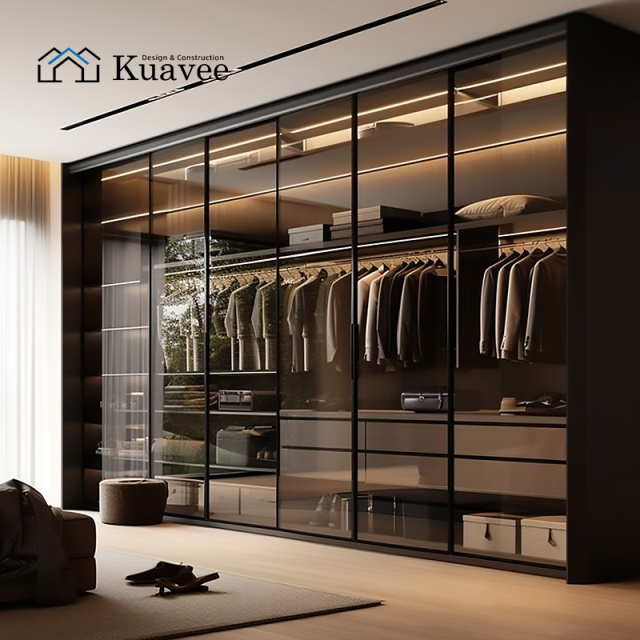Moisture Resistant Stainless Childrens Built In Wardrobe