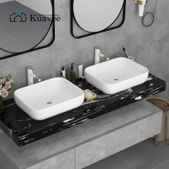 Cloakroom Simple Design Wall Hung Corner Wash Basin