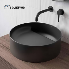 Commercia Use Black Countertop Hand Wash Basin Sink