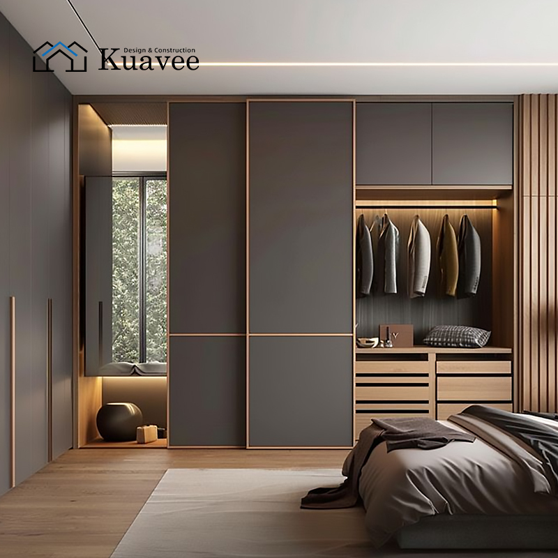Safe Environmentally Stainless Childrens Bedroom Wardrobe