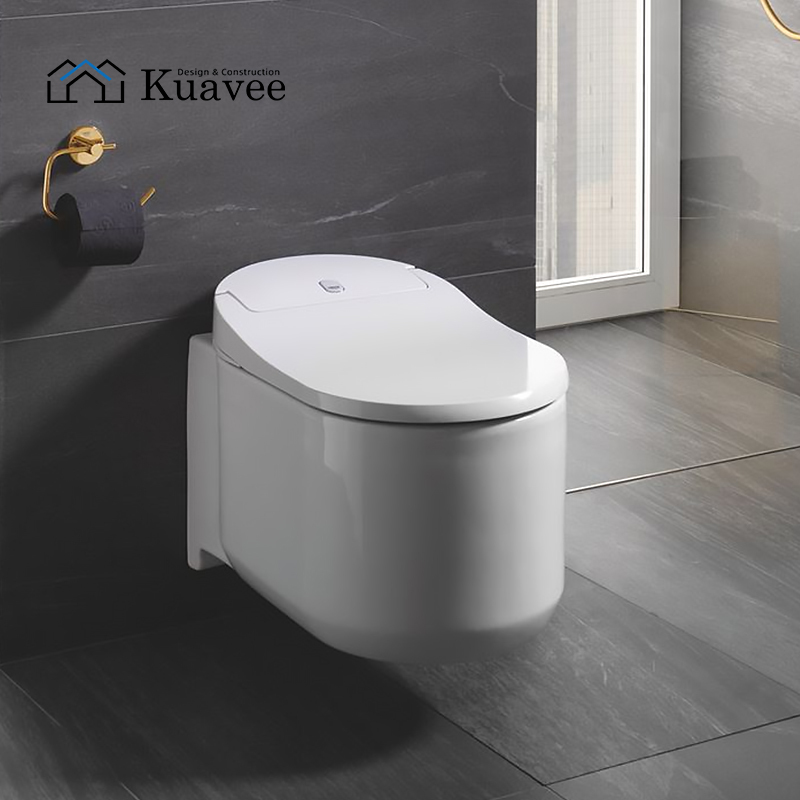 Small Size Western Wall-mounted Compost Corner Toilet