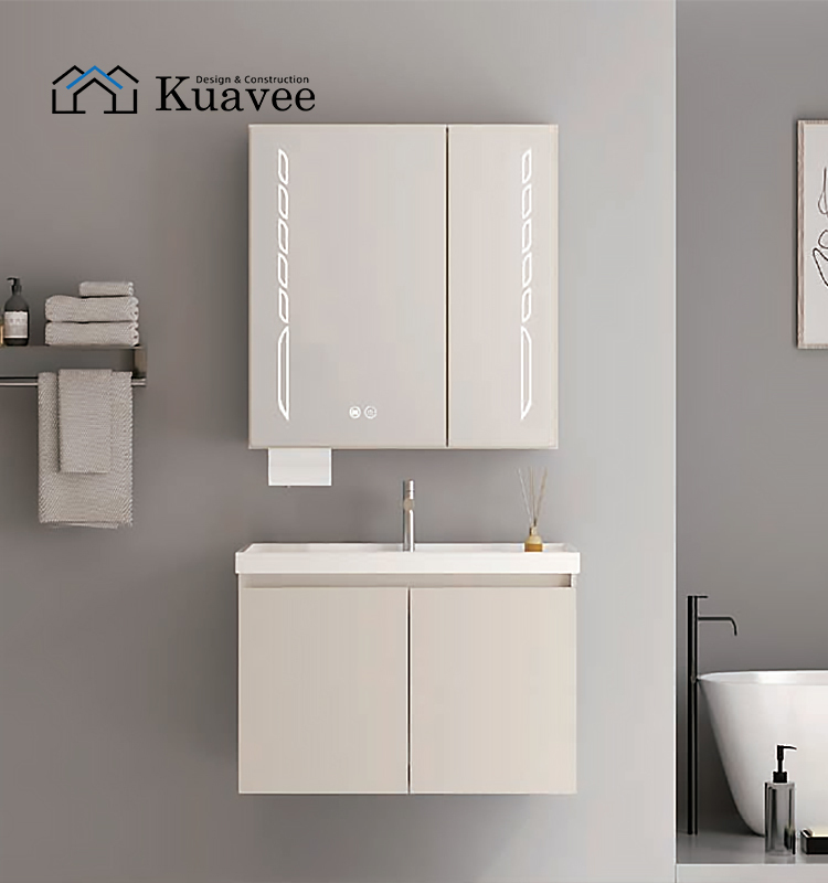 Smart Bathroom Cabinet With Stainless Steel Cabinet Door