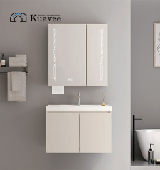 Smart Bathroom Cabinet With Stainless Steel Cabinet Door