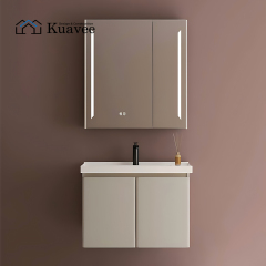Modern Wall Mounted Moisture-proof Corner Bathroom Cabinet