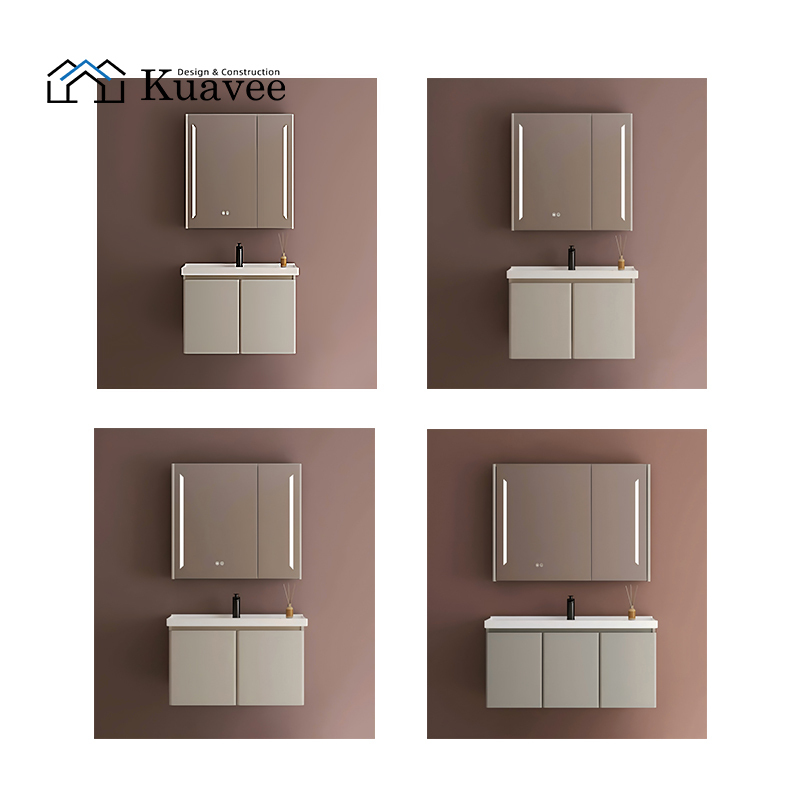 Modern Wall Mounted Moisture-proof Corner Bathroom Cabinet