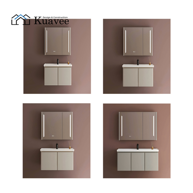 Modern Wall Mounted Moisture-proof Corner Bathroom Cabinet