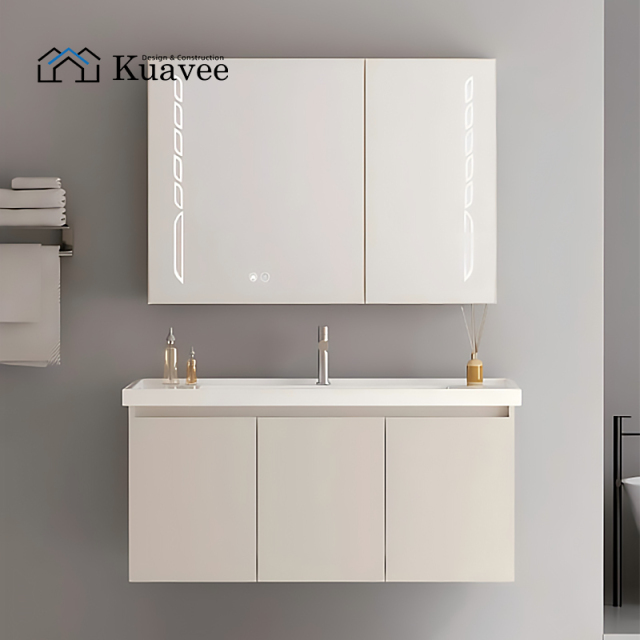 Smart Bathroom Cabinet With Stainless Steel Cabinet Door