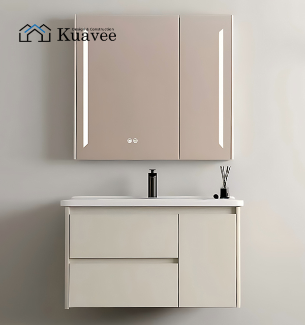 Anti-fog Aluminum Bathroom Vanity With Smart Lighting