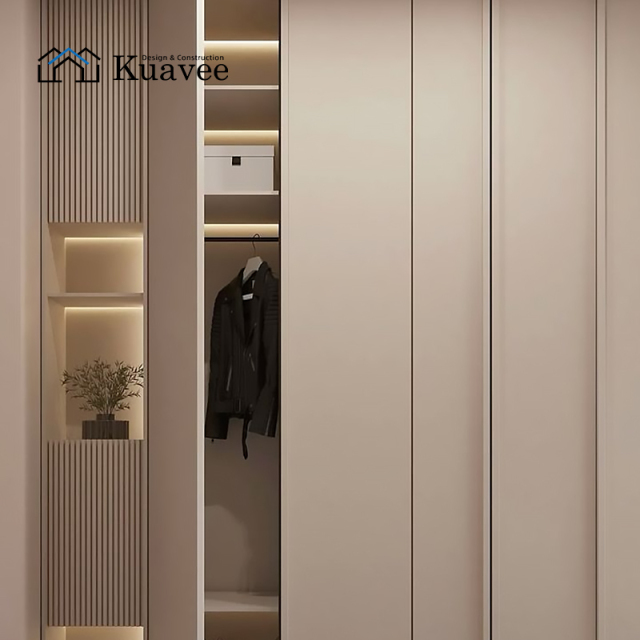 Moisture-proof Wooden Closet Organizers With Drawers
