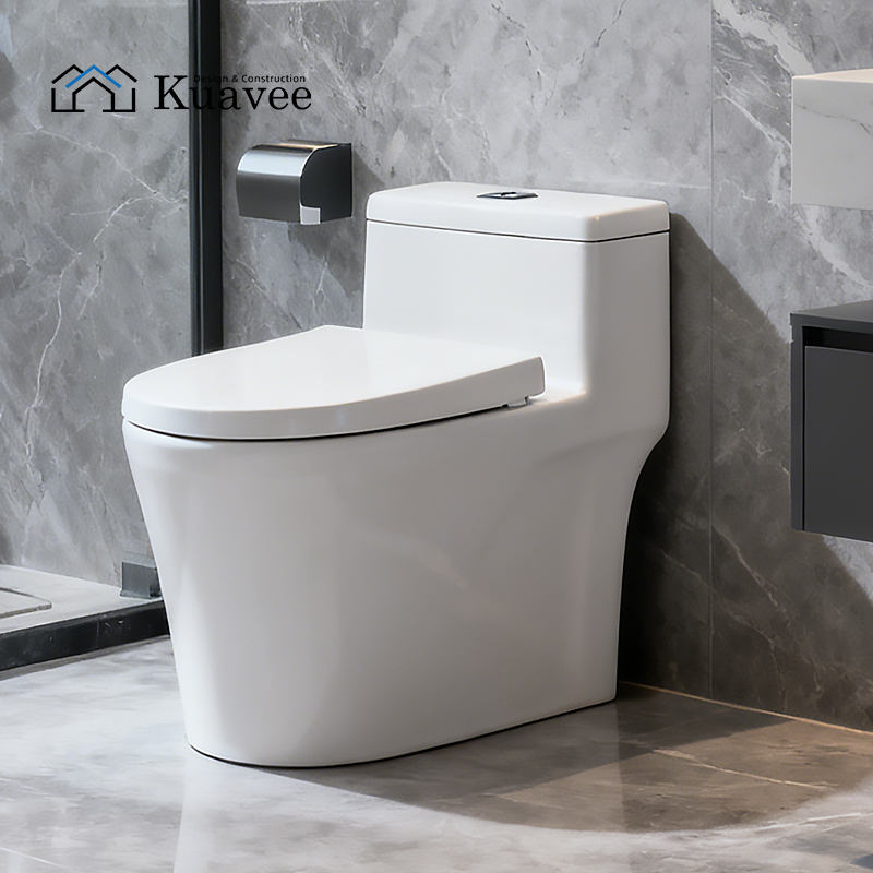 High-end  Seamless One Piece Toilet With Dual Flush