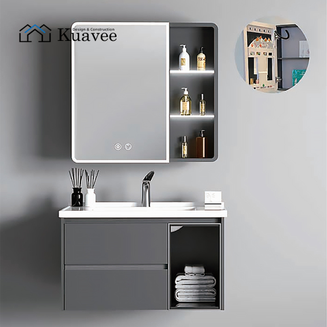 Color Custom Sliding Door Moisture-proof Bathroom Cabinet