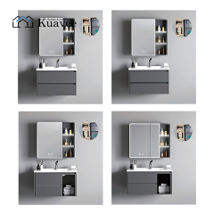 Color Custom Sliding Door Moisture-proof Bathroom Cabinet