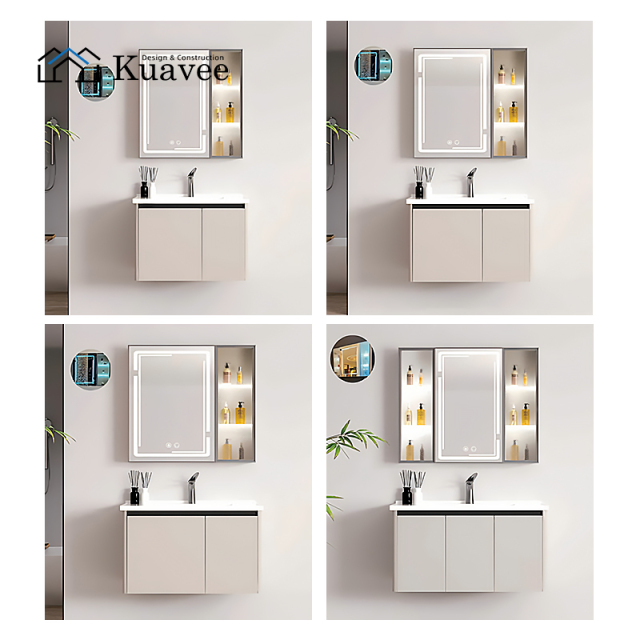 Wall Hanging Stainless Steel Door Panel Bathroom Cabinet
