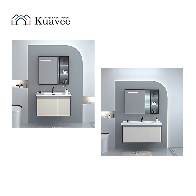 Bathroom Cabinet With Intelligent Human Body Sensor Lamp