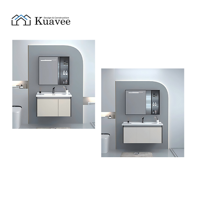 Bathroom Cabinet With Intelligent Human Body Sensor Lamp