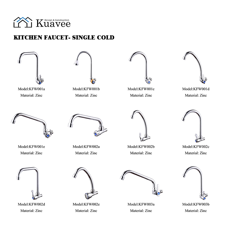Lever Single Cold Stainless Steel Kitchen Water Faucet