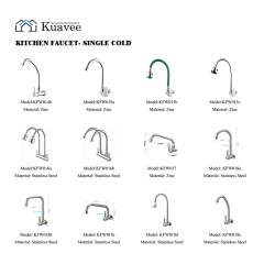 Lever Single Cold Stainless Steel Kitchen Water Faucet