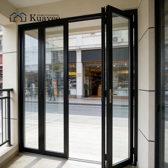 New Modern Villa Aluminum Concertina Folding Doors