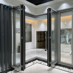 Indoor High-end Modern Aluminum No Corner Folding Door