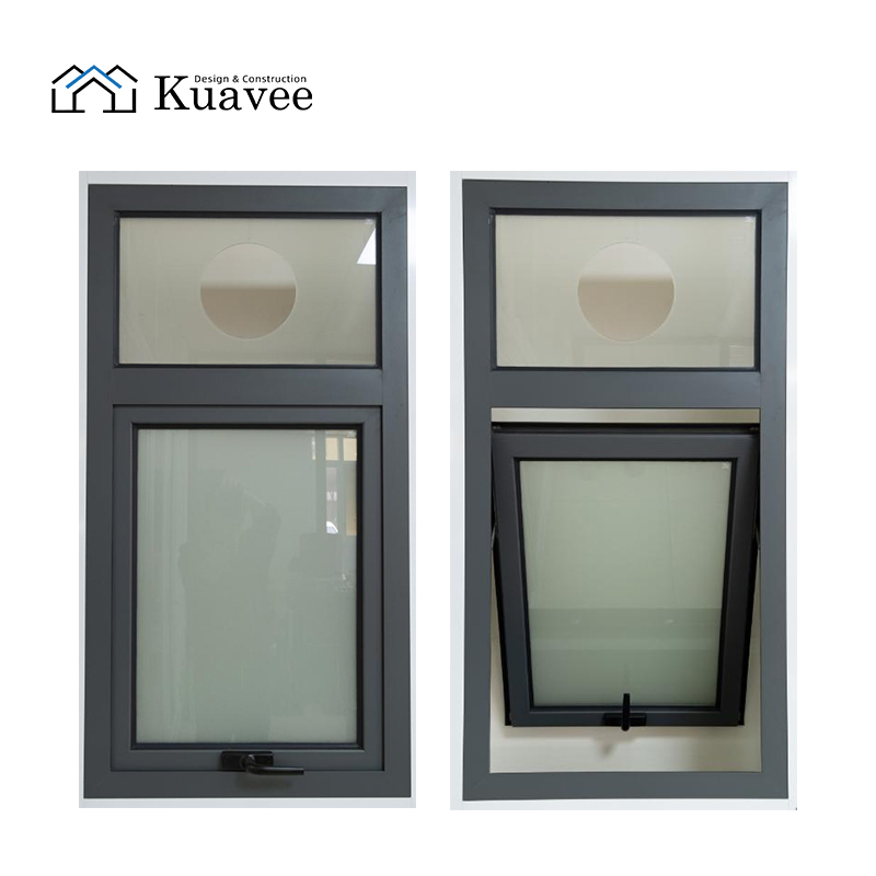 Outward-opening Top-hung Window With Aluminum Window Frame