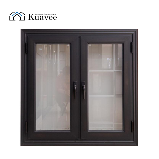 custom-made black aluminum casement Windows