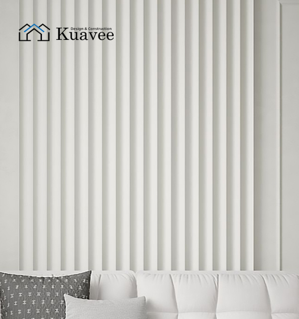 Commercial Custom WPC Shapely Panel Tv Background Board