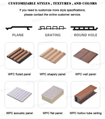 Hotel Commercial Restaurant Decorative WPC Wall Panel