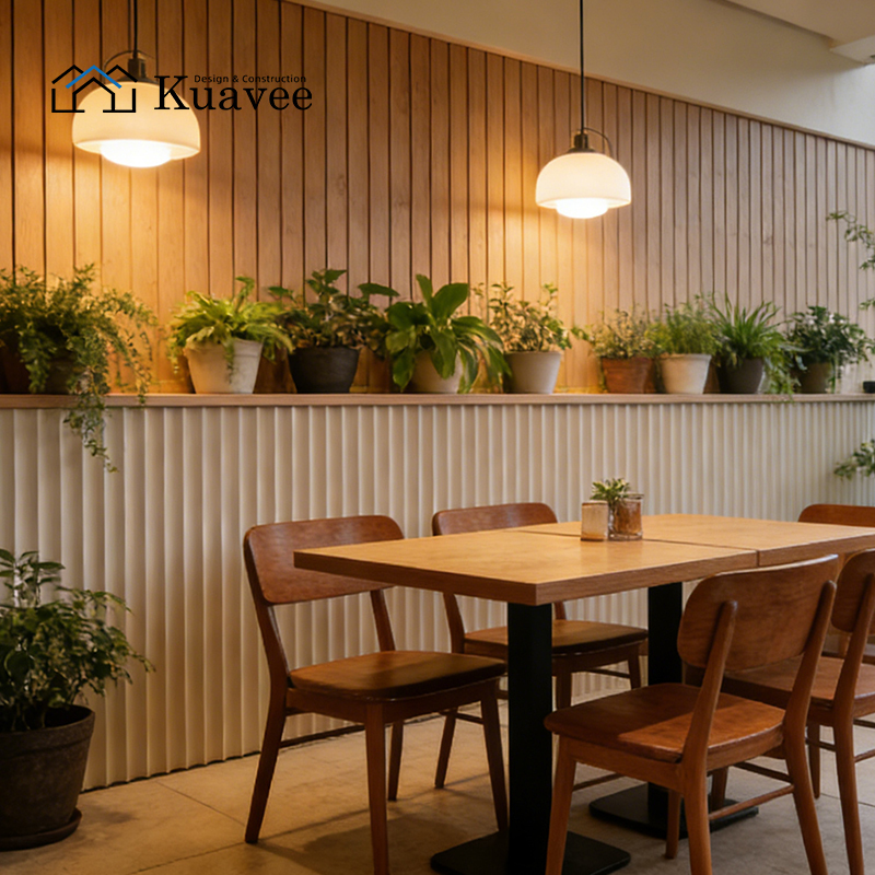 Hotel Commercial Restaurant Decorative WPC Wall Panel