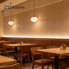 Hotel Commercial Restaurant Decorative WPC Wall Panel