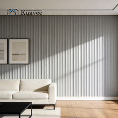 Dirt-resistant Grey Living Room Durable WPC Shapely Panel