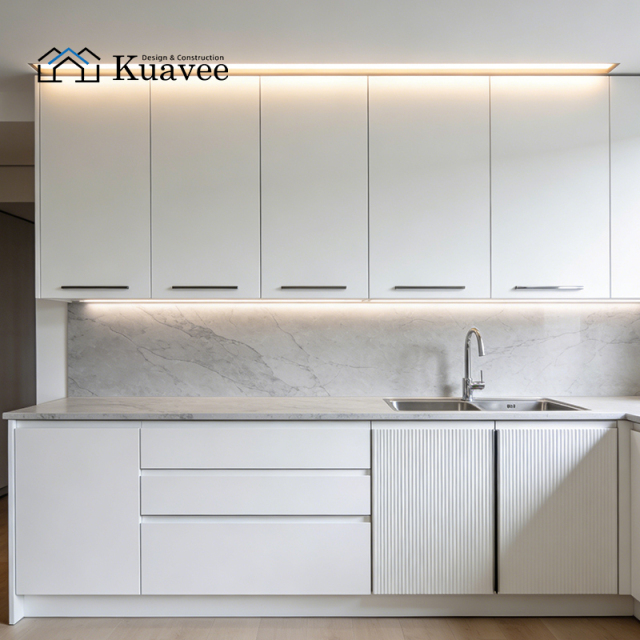 easy clean plywood kitchen cabinets