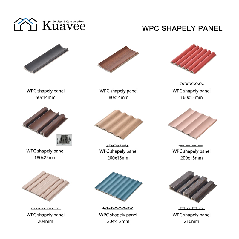 Hotel Commercial Restaurant Decorative WPC Wall Panel