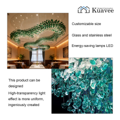 Engineering Project Custom Chandelier Lamps for Hotel Villa