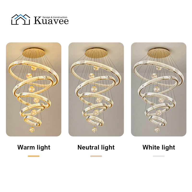 Crystal Chandelier 3 Color temperature