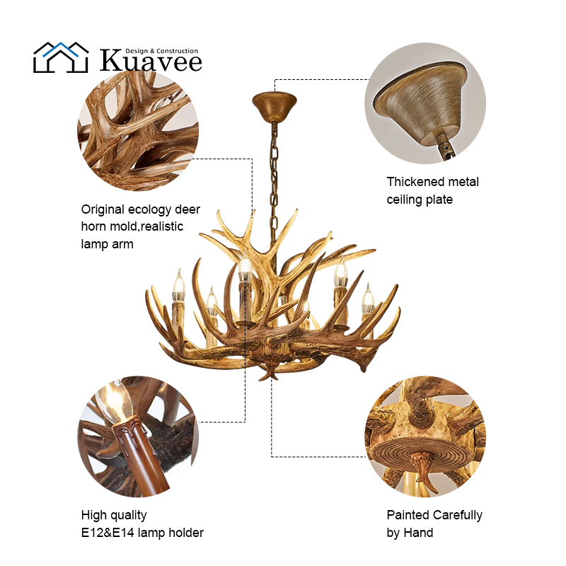 Art Decoration Antler Chandelier