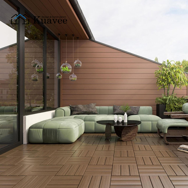 High-end Vila Lightweight Interlock Design WPC Wall Panels
