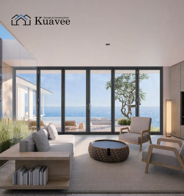 Safety Prevent Finger Pinching Folding Door For Balconies