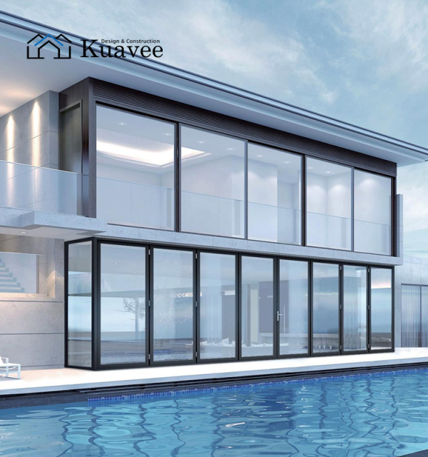 Safety Prevent Finger Pinching Folding Door For Balconies