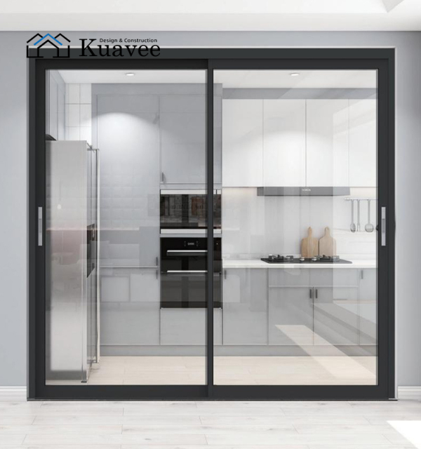 Working Space Interior Partition Trackless Door System