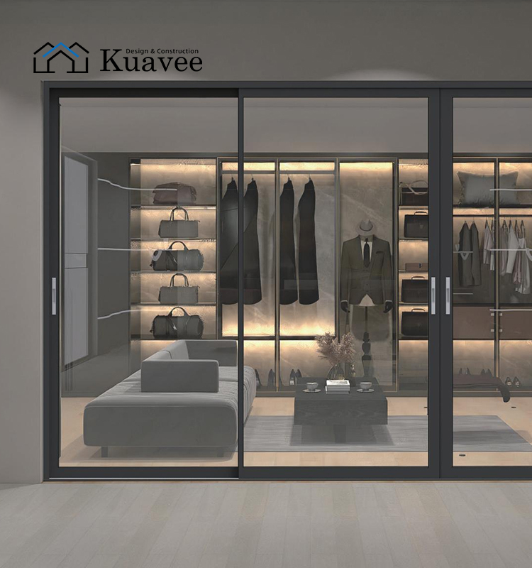 Working Space Interior Partition Trackless Door System