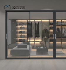Working Space Interior Partition Trackless Door System